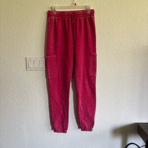 Vibrant Pink Jogger Pants